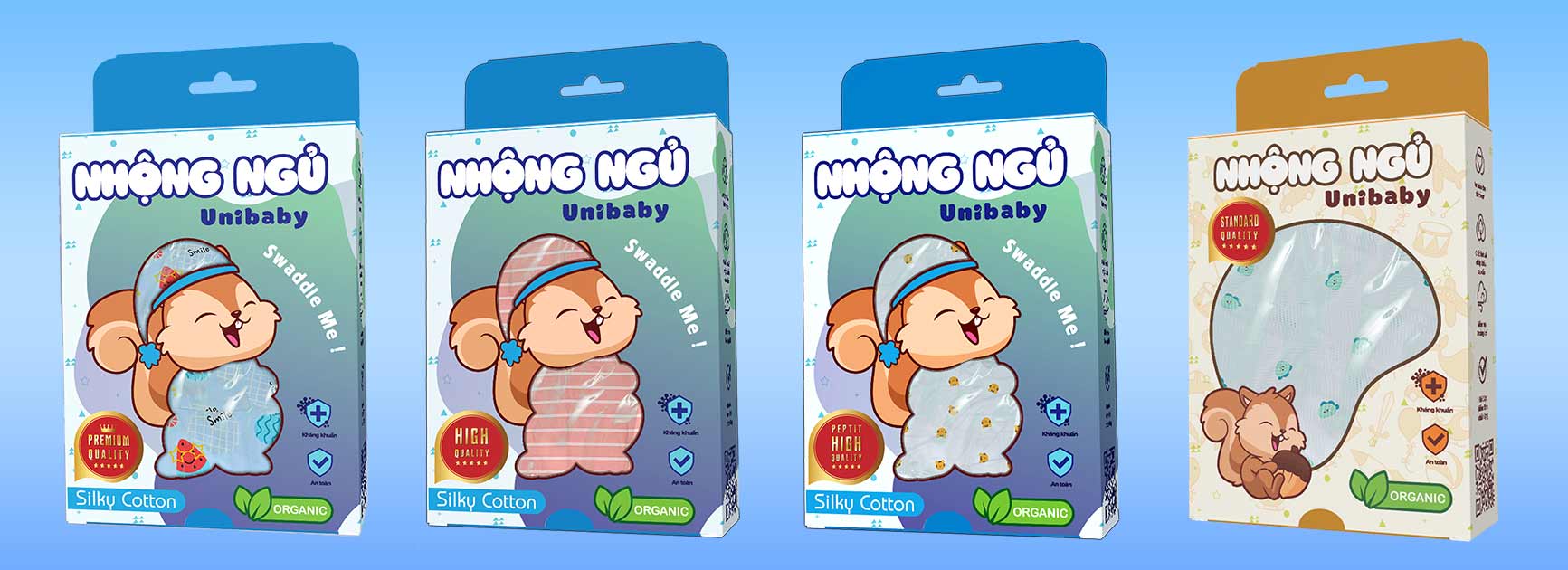 Bộ sản phẩm Nhộng ngủ Uibaby
