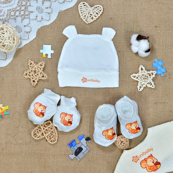 Set bao tay chân 100% Cotton